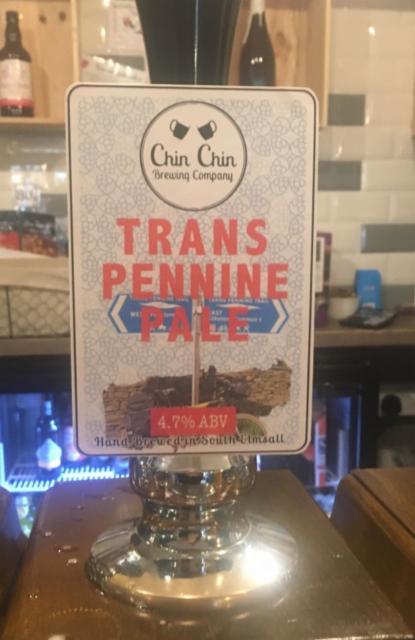 Trans Pennine Pale 4.7%, Chin Chin Brewing Company, England