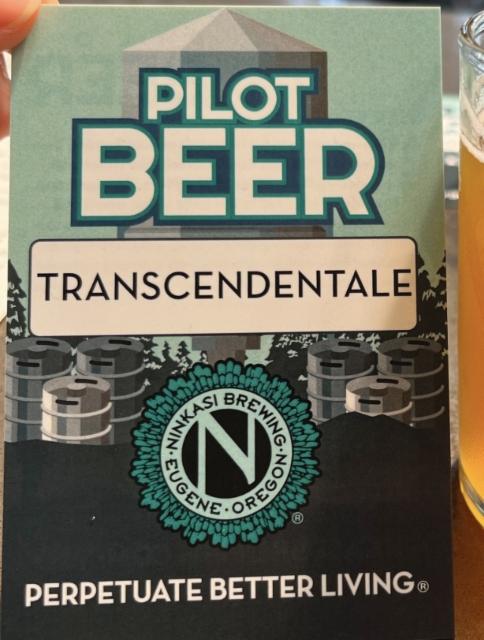 Transcendentale 4.5%, Ninkasi Brewing Company, United States