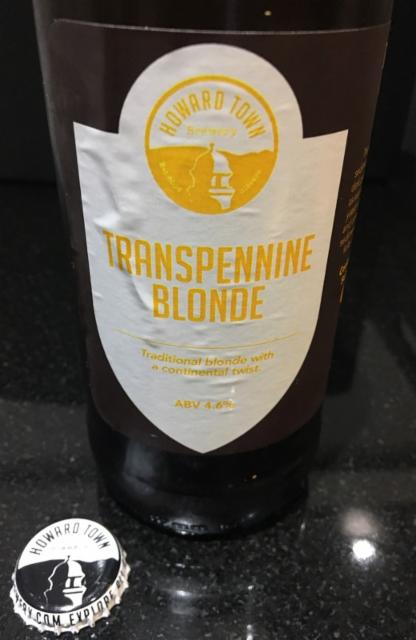 Transpennine Blonde 4.6%, Howard Town Brewery, England