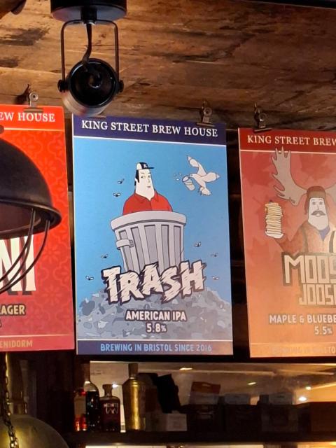 trash, King Street Brew House