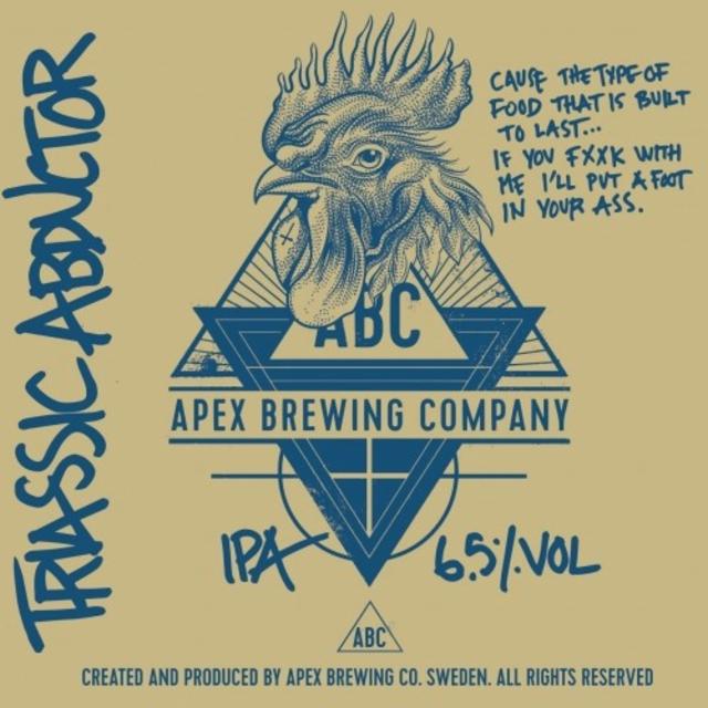 Trassic Abductor 6.5%, Apex Brewing Company, Sweden