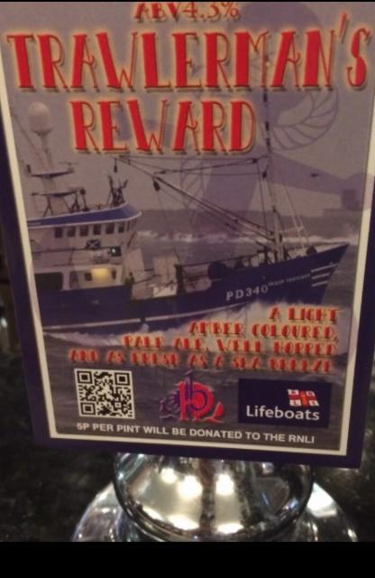 Trawlerman's Reward 4.5%, The Hadrian Border Brewing Co, England