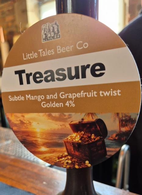 Treasure 4.0%, Little Tales Beer company, England