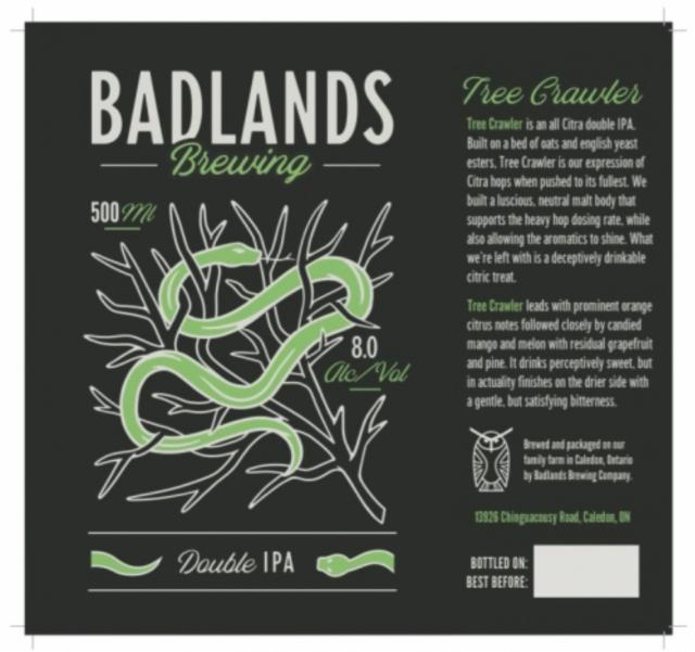 Tree Crawler, Badlands Brewing Company