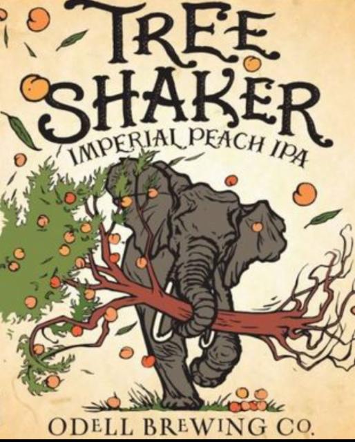 Tree Shaker Imperial Peach IPA 8.0%, Odell Brewing Company, United States