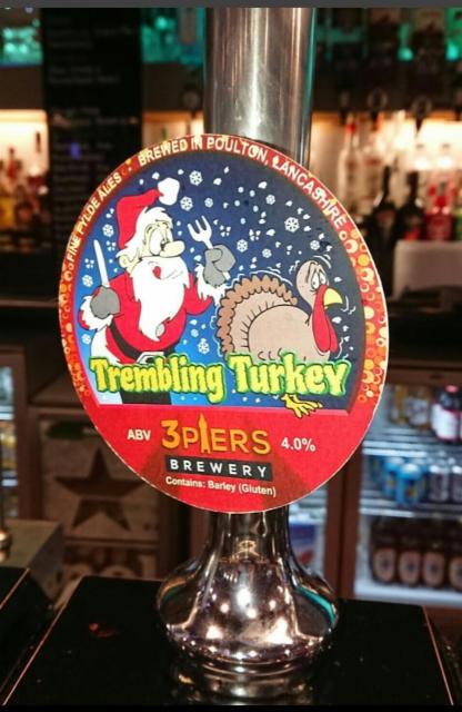Trembling Turkey 4.0%, 3 Piers Brewery Limited, England