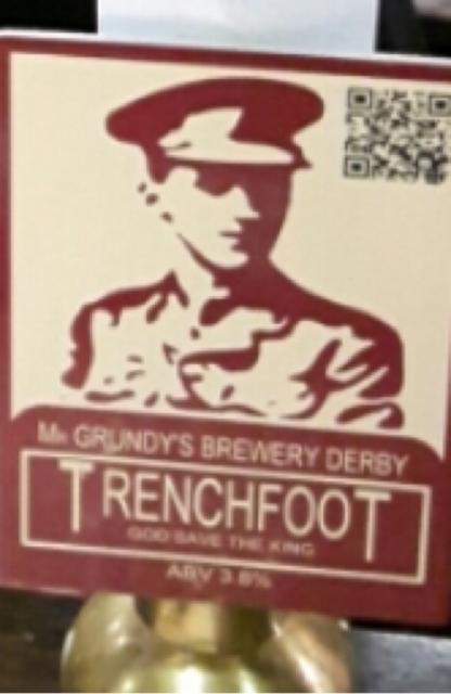 Trenchfoot 3.8%, Mr Grundy's Brewery, England