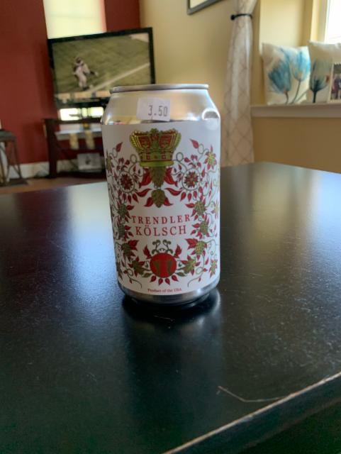 Trendler Kölsch 4.8%, Tired Hands Brewing Company, United States