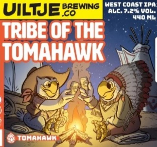 Tribe Of The Tomahawk 7.0%, Uiltje Brewing Co, Netherlands