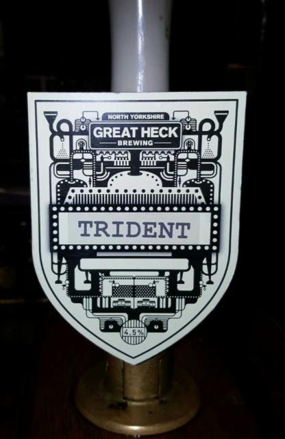 Trident 4.5%, Great Heck Brewery, England