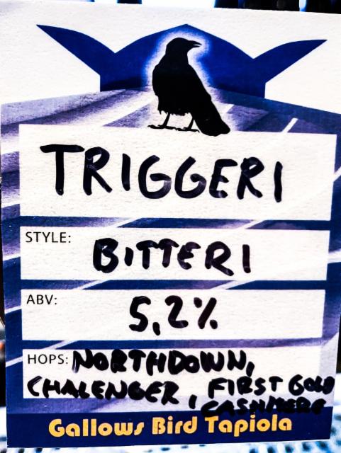 Triggeri 5.2%, Brew-Pub Gallows Bird, Finland