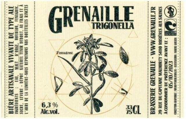 Trigonella 6.3%, Microbrasserie Grenaille, France