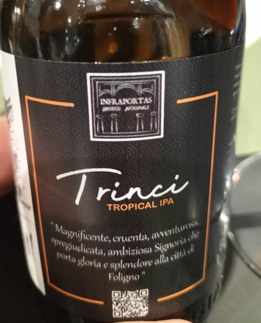 Trinci Tropicale ipa 6.0%, Infraportas, Italy