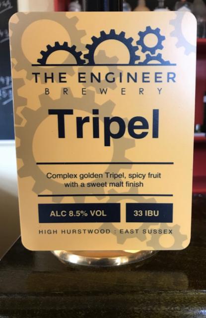 Tripel 8.5%, Engineer Brewery, England