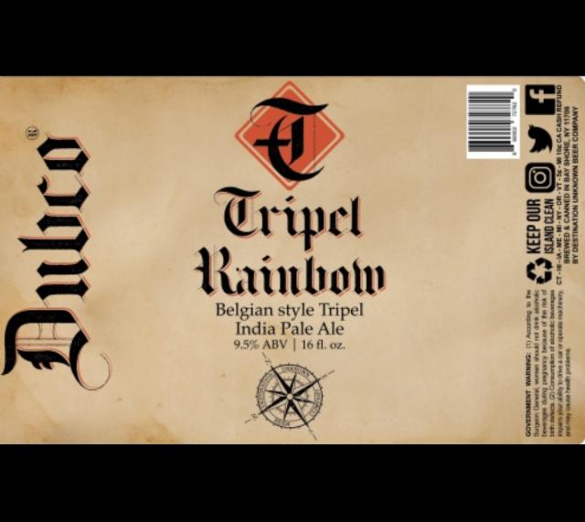 Tripel Rainbow 9.0%, Destination Unknown Beer Company, United States