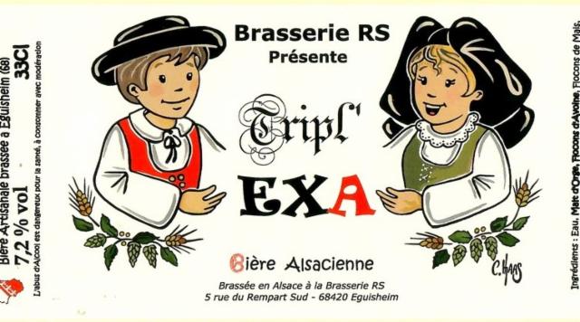 Tripl' Exa 7.2%, Brasserie RS (Rempart Sud), France