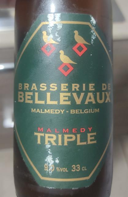 triple 9.0%, Brasserie de Bellevaux, Belgium