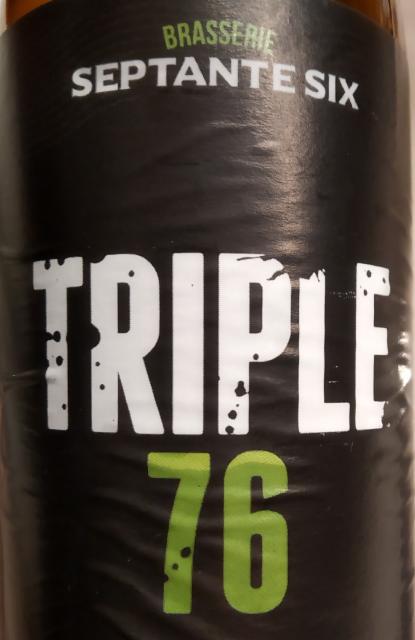 76 Triple 9.0%, Brasserie Septante Six, France