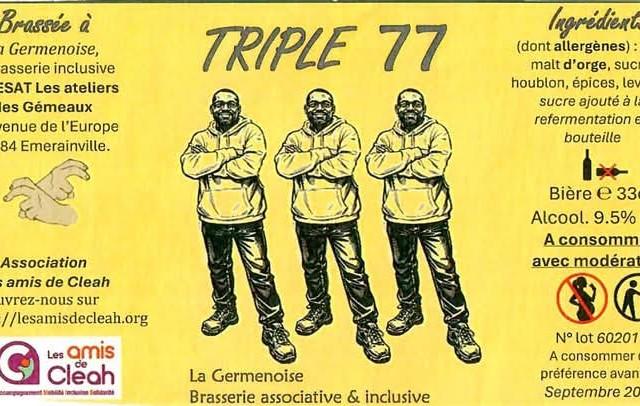 Triple 77 9.5%, La Germenoise - ESAT Germenoy, France