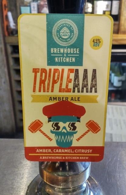 Triple AAA 4.5%, Brewhouse & Kitchen, England