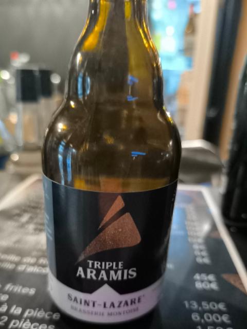 triple Aramis 8.0%, Brasserie Saint-Lazare, Belgium