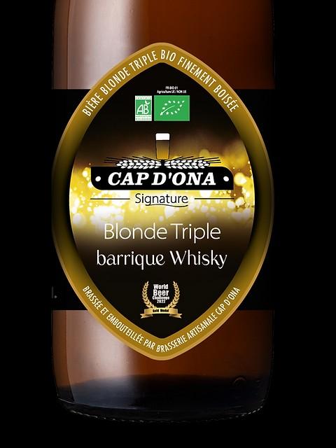 Triple Barrique Whisky 8.0%, Brasserie Cap D'Ona, France