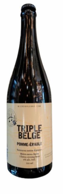 Triple belge Pomme-Érable, Microbrasserie de L'Île d'Orléans (Brouwerij Haacht Brasserie)