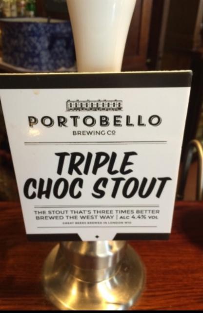 Triple Choc Stout 4.4%, Portobello Brewing, England