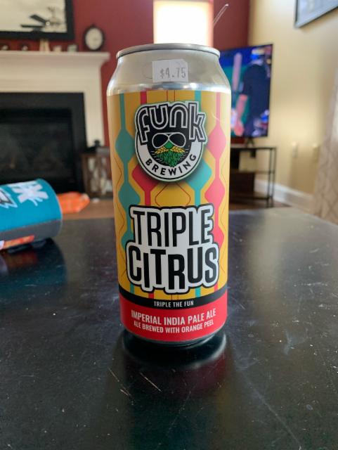 Triple Citrus 10.0%, Funk Brewing Co, United States