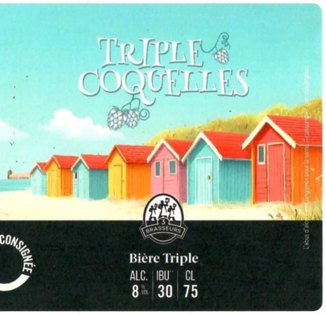 Triple Coquelles 8.0%, 3 Brasseurs Coquelles - Cité Europe, France
