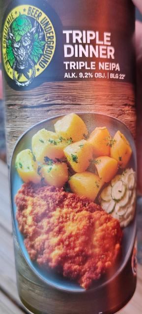 triple dinner 9.2%, Beer Underground (Piwne Podziemie), Poland
