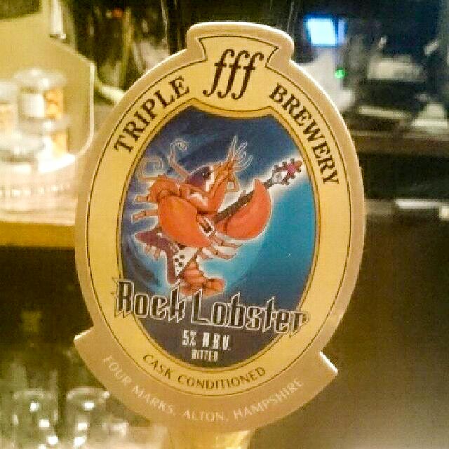 Triple Fff Rock Lobster 5.0%, Triple fff Brewery, England