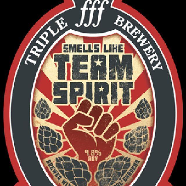 Triple Fff Smells Like Team Spirit 4.8%, Triple fff Brewery, England