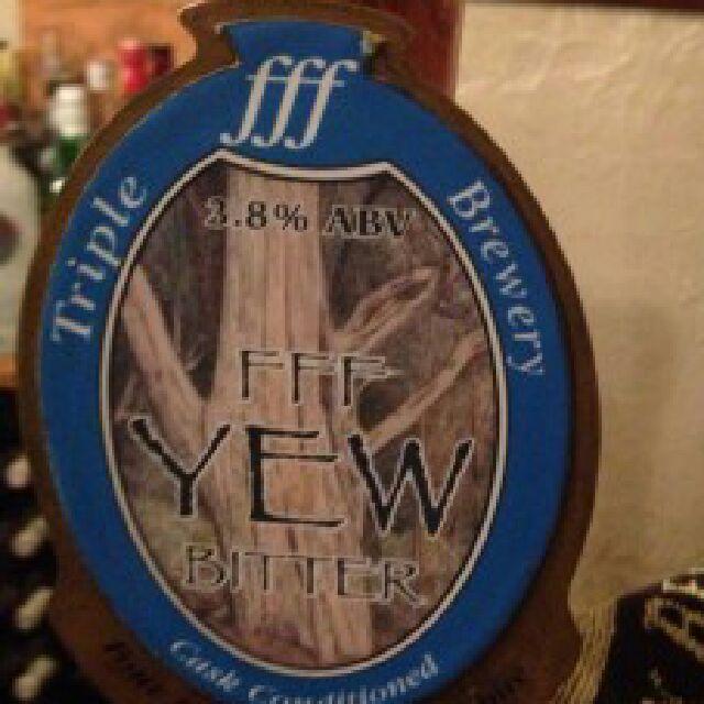 Triple Fff Yew Bitter 3.8%, Triple fff Brewery, England