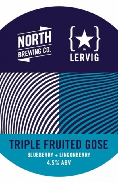 Triple Fruited Gose: Blueberry + Lingonberry 4.5%, North Brewing Co., England