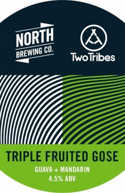 Triple Fruited Gose: Guava + Mandarin 4.5%, North Brewing Co., England