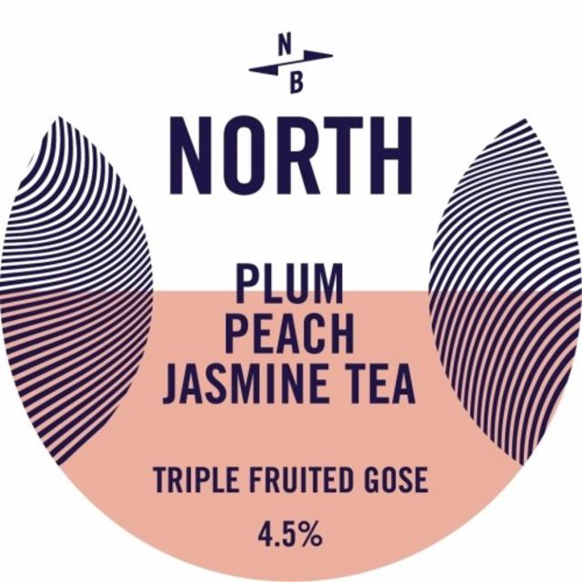 Triple Fruited Gose: Plum + Peach + Jasmine Tea 4.5%, North Brewing Co., England