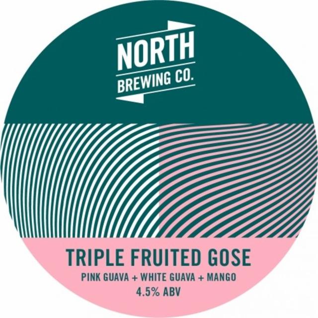 Triple Fruited Gose: White Guava + Pink Guava + Mango 4.5%, North Brewing Co., England