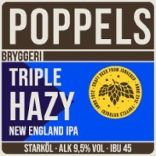 Triple Hazy NEIPA 9.5%, Poppels Bryggeri, Sweden