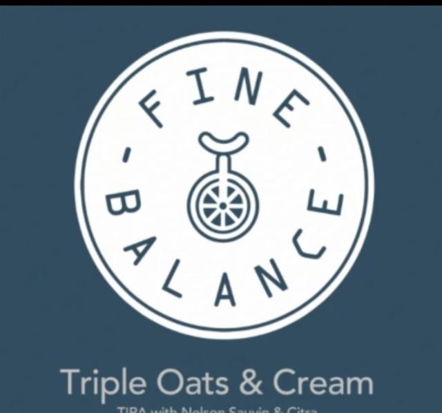 Triple Nelson & Cream (Nelson Sauvin, Peacharine & Riwaka), Fine Balance Brewing Company