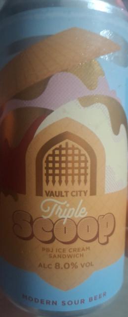 Triple scoop pbj ice cream sandwich 8.0%, Vault City Brewing, Scotland