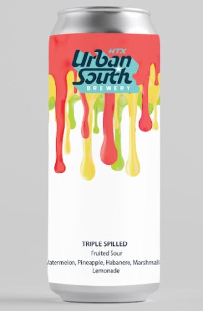 Triple Spilled: Watermelon, Pineapple, Habanero, Marshmallow, Lemonade 5.0%, Urban South - HTX, United States
