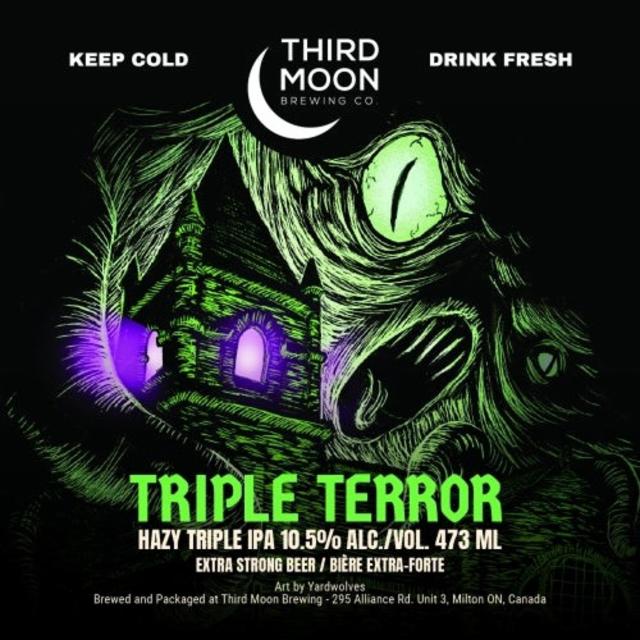 triple terror 10.5%, Third Moon Brewing Company, Canada