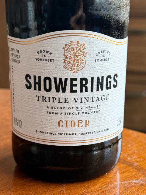 Triple Vintage 2018/2023/2025 6.8%, Showerings Cider Mill, England
