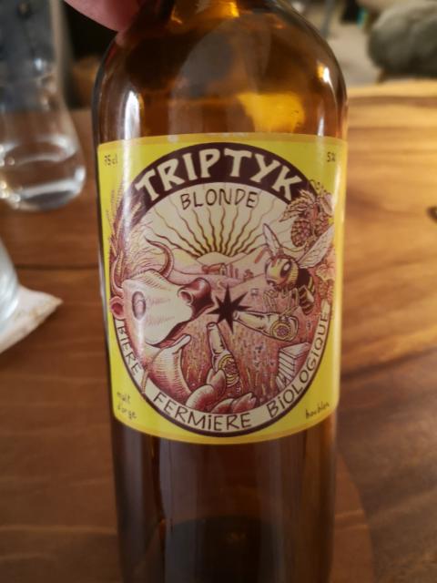 Triptyk Blonde 5.0%, Ferme Malterie Brasserie Triptyk (La Bourdette), France