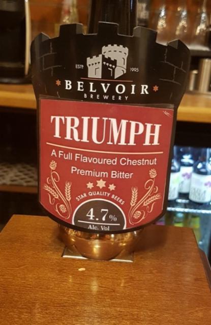 Triumph 4.7%, Belvoir Brewery Limited, England