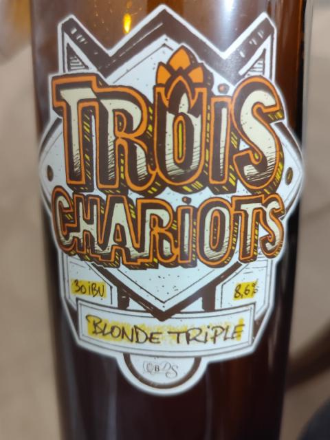 trois chariots blonde tripel, Brasserie De Sutter