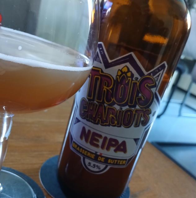 Trois Chariots NEIPA 5.5%, Brasserie De Sutter, France