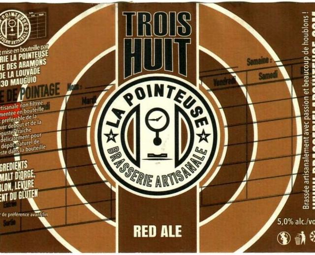 Trois Huit 5.0%, Brasserie La Pointeuse, France
