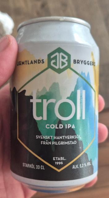 troll cold ipa, Jämtlands Bryggeri